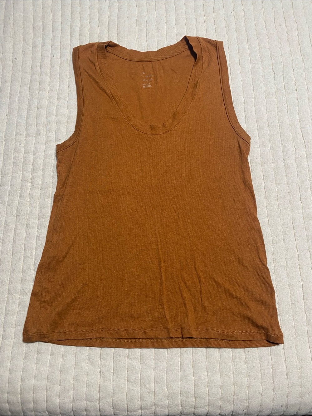 a new day Women's Scoop Neck Tank Top - Rust Brown